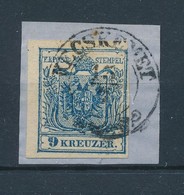 1850 9kr HP III Lemezhibás Bélyeg ,,KECSKEMÉT' - Autres & Non Classés