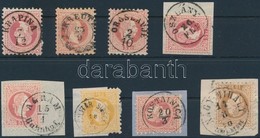 O 1867 8 Db Bélyeg Szép Bélyegzésekkel Közte Magas Pontszámúak / 8 Stamps With Nice Cancellations (Gudlin 1.800 Pont) - Otros & Sin Clasificación