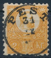 O 1871 Réznyomat 2kr Papírránccal 'PEST' - Other & Unclassified