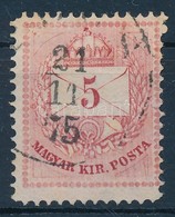 O 1874 5kr Jobb Oldalon Sokszoros Karccal (ex Lovász) - Andere & Zonder Classificatie