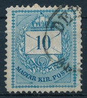 O 1874 10kr Jobb Alsó 8 Gyöngy Javítással (ex Lovász) - Other & Unclassified