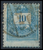 O 1881 Képbe Fogazott, Festékfoltos 10kr - Autres & Non Classés