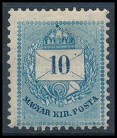 * 1881 10kr Lemezhibák, Javítások, Festékfoltok - Autres & Non Classés