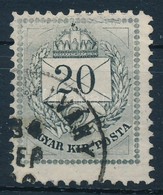 O 1881 20kr Felső Gyöngysor Javítással (ex Lovász) - Other & Unclassified
