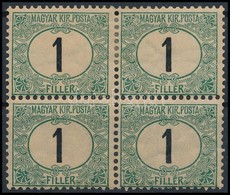 ** * 1903 Zöldportó 1f Négyestömb Csillag Vízjellel - Sonstige & Ohne Zuordnung