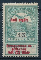 ** 1914 Hadisegély 16f 'Aadi' és Túlfestékezett Felülnyomás - Other & Unclassified