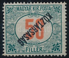 ** 1918 Portó/Köztársaság 50f Fordított Felülnyomattal - Autres & Non Classés