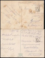 1914 2 Db Tábori Posta Képeslap 'IX 59' + 'IX 503' - Other & Unclassified