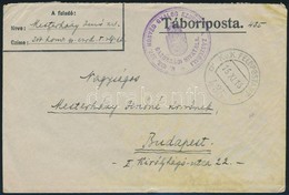 1916 Tábori Posta Boríték  'M.KIR. 307. HONVÉD GYALOG EZRED I. ZÁSZLÓALJ GAZDASÁGI HIVATALA' + 'FP 435 B' - Altri & Non Classificati