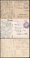 1917-1918 3 Db Tábori Képeslap 'Erz. Franz Ferdinand', 'Viribus', 'BABENBERG' - Other & Unclassified