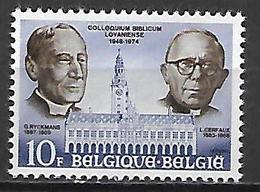 BELGIQUE     -  1975  .  Y&T N° 1765 * .  Colloque De Louvain - Unused Stamps