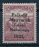 * Nyugat-Magyarország V. 1921 Arató 10f Garancia Nélkül (12.500) - Autres & Non Classés