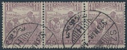 O 1920 Arató 1 1/2K Elfogazott Hármascsík - Otros & Sin Clasificación