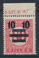 ** 1931 Kisegítő Portó 10/80f ívszéli Keletjelzéssel - Other & Unclassified