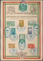 1940 Mátyás Király Emléklap Siófoki Bélyegzésekkel - Altri & Non Classificati