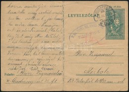 1943 Díjjegyes Levelezőlap 'M.kir. 108/33. Táb. Munkás Század' - Otros & Sin Clasificación