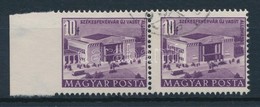 O 1951 Épületek 10f Pár, Bal Oldalon Fogazatlan - Altri & Non Classificati