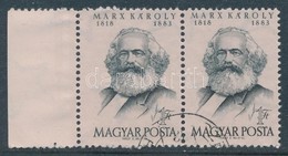 O 1953 Marx Párban, Az Egyik Bélyeg Szélesebb - Altri & Non Classificati