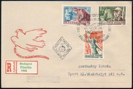 1950 Béke Ajánlott FDC - Autres & Non Classés