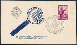 1952 MABÉOSZ FDC (8.500) - Other & Unclassified