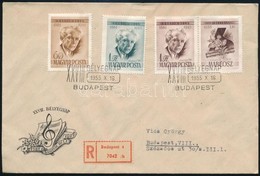 1955 Bartók Ajánlott FDC Jobb Szelvényes Bélyeggel - Other & Unclassified