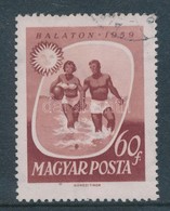 O 1959 Balaton 60f 'a Fürdőzök Előtt Barna Folt' - Autres & Non Classés