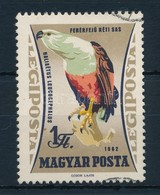 O 1962 Ragadozó Madarak 1Ft Barna Festékfolt Az értékszámtól Balra - Autres & Non Classés