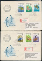 1987 Akváriumi Díszhalak II. Vágott Sor Ajánlott Díjkiegészített FDC-n - Sonstige & Ohne Zuordnung