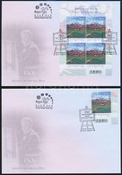 2017 Kastélyok Blokk + Iványi Grünwald Béla Vonalkódos ívsarki Bélyeg és Kisív 3 Db FDC-n (Névérték 3.755) - Otros & Sin Clasificación