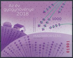 ** 2018 Levendula Vágott Blokk - Sonstige & Ohne Zuordnung