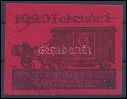 ** 1920/2d Pátkai Bélyegáruház Emlékív (12.000) - Other & Unclassified