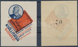 ** 1931/3a + 3b Schmidt József Bélyeg Gyűjtemény Kiállítás Emlékblokk 2 Db (12.000) - Altri & Non Classificati