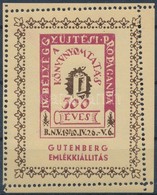 ** 1940 500 éves A Könyvnyomtatás Emlékív - Other & Unclassified