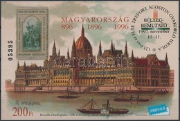 ** 1997/14 Trefort Ágoston Gyakorlóiskola Bélyegbemutató Emlékív Felülnyomással (7.500) - Otros & Sin Clasificación