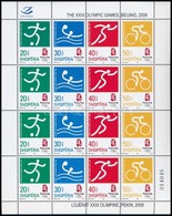 ** 2008 Nyári Olimpia Kisív Mi 3263-3266 - Andere & Zonder Classificatie