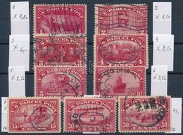 O 1912 9 Db Csomagposta Mi 1-8, Mi 10 (Mi EUR 103,80) - Sonstige & Ohne Zuordnung