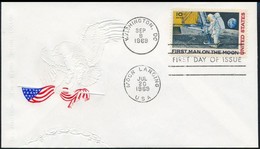 1969 Holdraszállás FDC,
First Man On The Moon FDC - Altri & Non Classificati