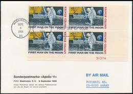 1969 Holdraszállás FDC,
First Man On The Moon FDC - Sonstige & Ohne Zuordnung