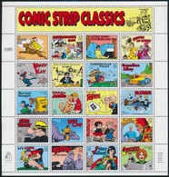 ** 1995 Klasszikus Képregény Figurák Kisív,
Classic Comics Mini Sheet
Mi 2652-2671 - Otros & Sin Clasificación