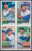 ** 2006 Baseball Játékosok öntapadós Négyestömb Mi 4132-4135 - Other & Unclassified