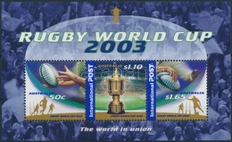 ** 2003 Rugby VB Blokk Mi 51 - Sonstige & Ohne Zuordnung