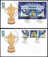 2003 Rögbi Sor Mi 2271-2273 + Blokk Mi 51 2 Db FDC-n - Autres & Non Classés