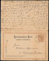 1894 Válaszos Díjjegyes Levelezőlap "HEILIGENBLUT" - Hannover Majd "HANNOVER" - Wien,
PS-reply Card - Sonstige & Ohne Zuordnung