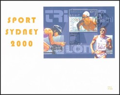 2000 Sport Blokk Mi 77 FDC-n - Autres & Non Classés