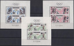 ** 1988 Olimpiai Játékok Blokksor Mi 74-76 - Sonstige & Ohne Zuordnung