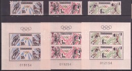 ** 1988 Olimpiai Játékok Sor Mi 2941-2943 + Blokksor Mi 74-76 - Otros & Sin Clasificación