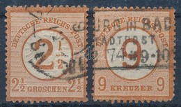 O 1874 Mi 29-30 (Mi EUR 700,-) - Other & Unclassified