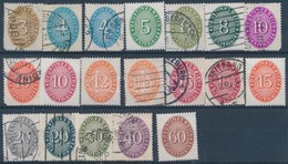 * O 1927/28 Dienstmarken Mi 114-131 - Altri & Non Classificati