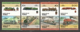 Nukulaelae Tuvalu 1984 Mi 17-24 MNH TRAINS (SEE SCAN) - Eisenbahnen