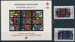 ** 1981 Vöröskereszt Sor + 1 Bélyegfüzet,
Red Cross Set + 1 Stamp-booklet
Mi 2295-2296 - Autres & Non Classés